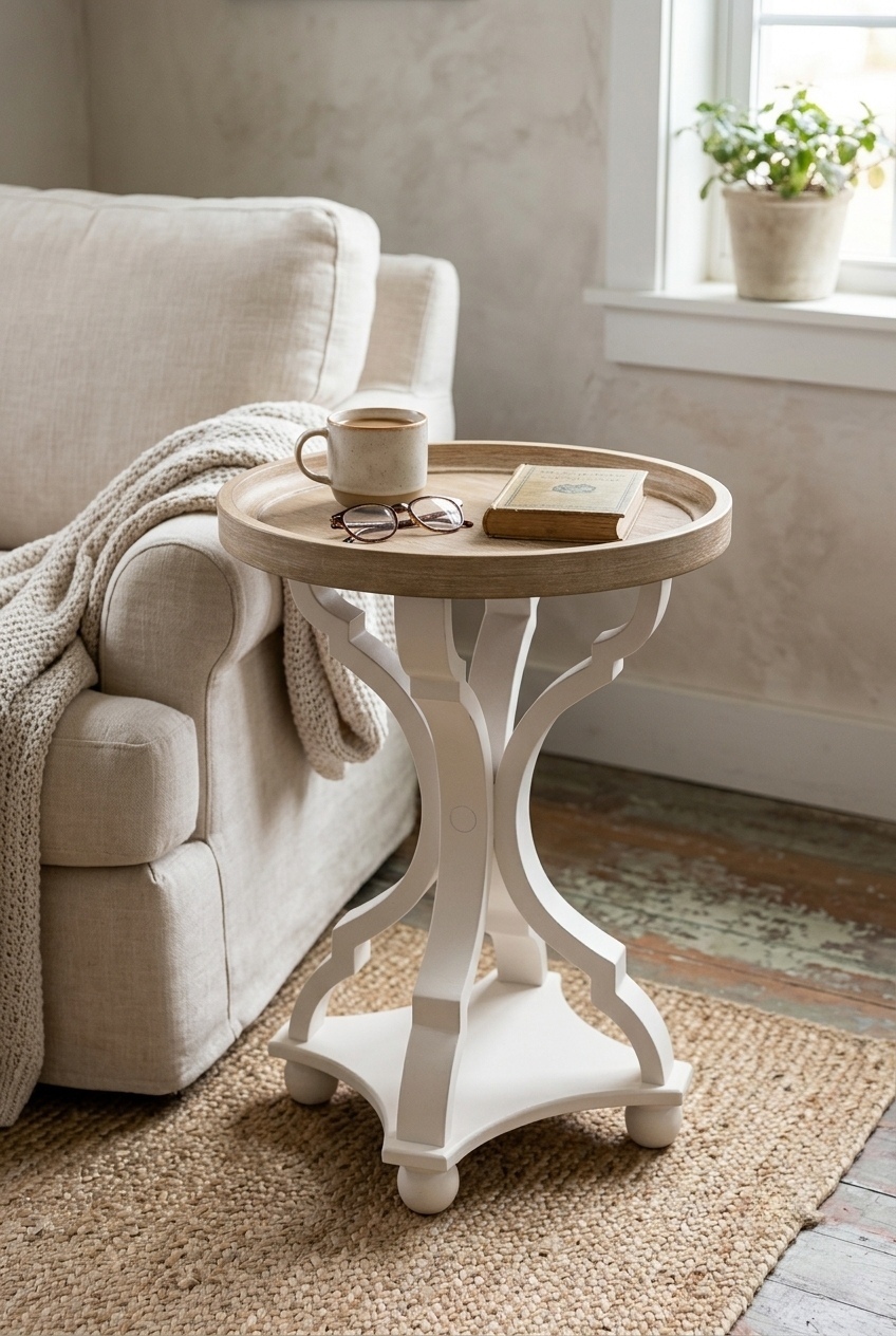 Curating Pastoral Charm: The Essential Rustic Farmhouse Accent Table Styling Guide