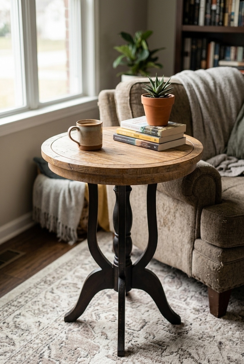 Curating Warmth: Styling the Ultimate Rustic Farmhouse Living Room Accent