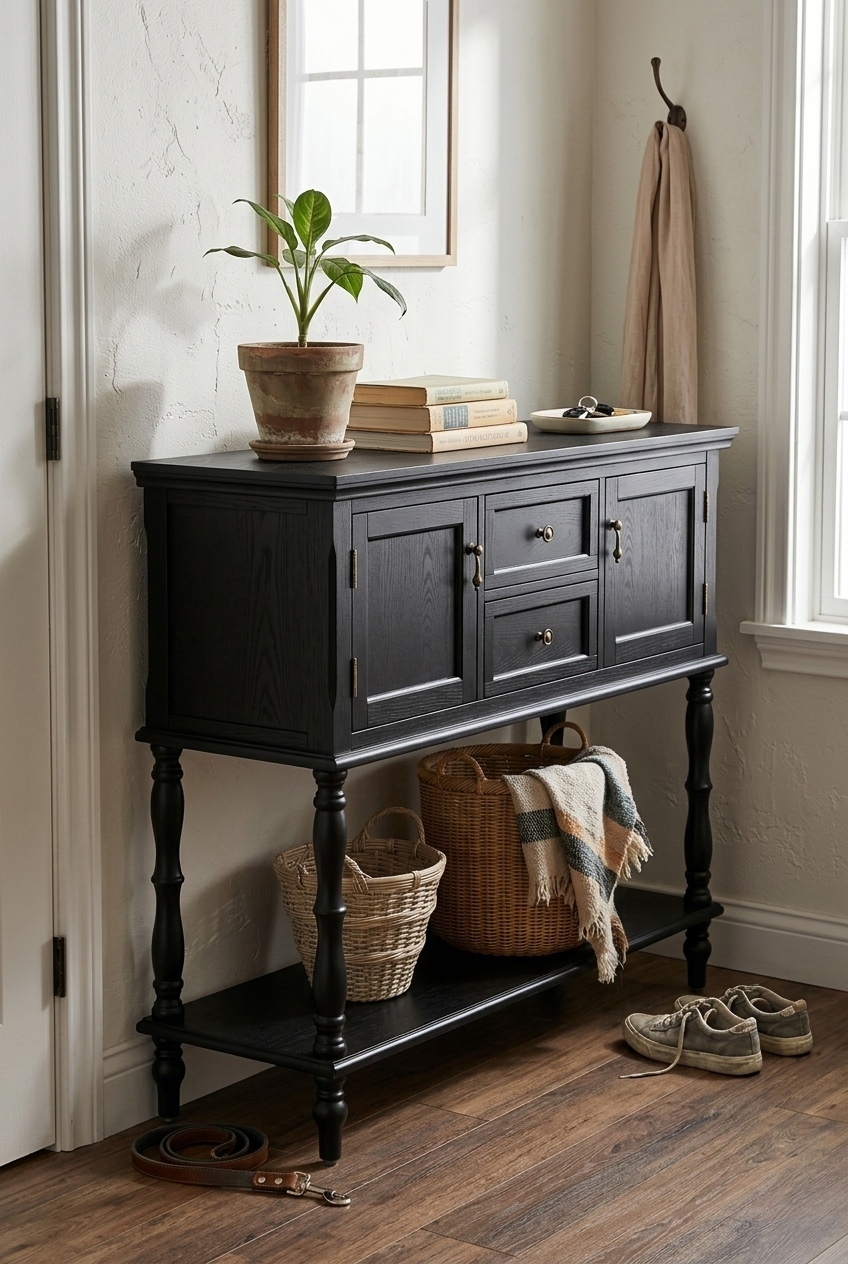 Artful Curation: Styling Your Entryway with Organic Textures