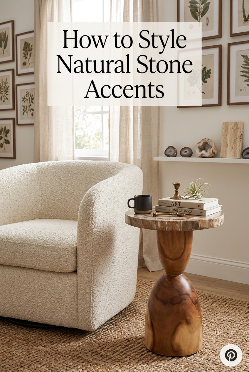 The Art of Grounding: How to Style Natural Stone Accents in Modern Interiors