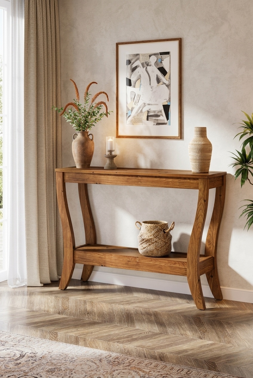 The Art of Natural Proportion: Styling the Modern Rustic Foyer